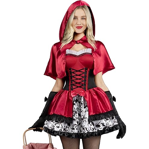 Leg Avenue Women's Gothic Red Riding Hood Costume